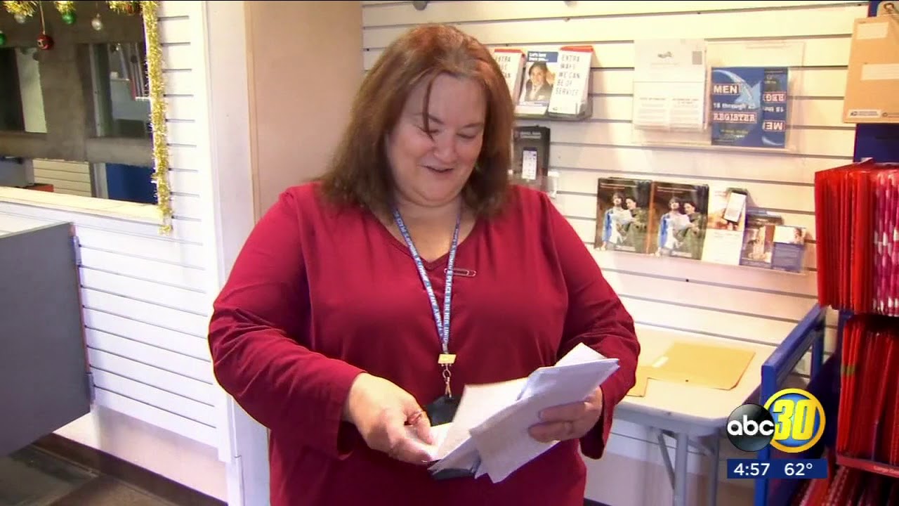 USPS Workers answering children's letters to Santa