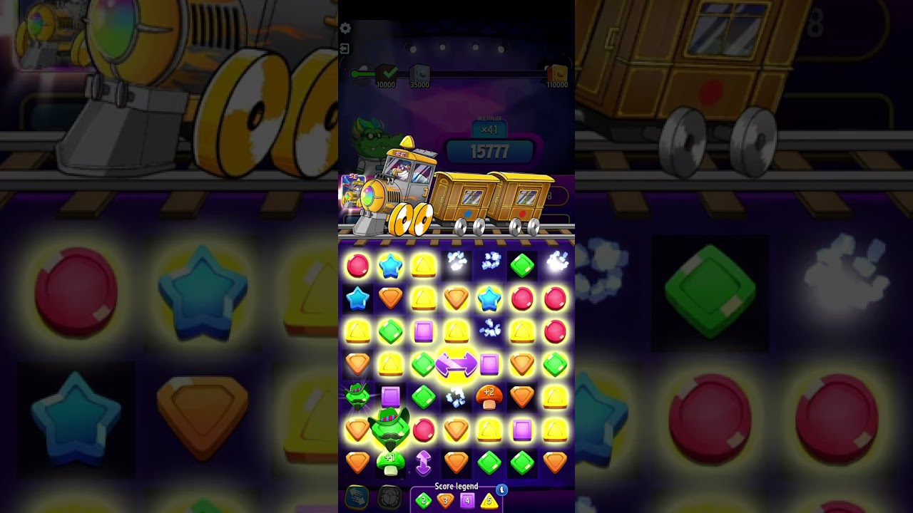 Perfect Heist Mighty Mushrooms 110000 Match Masters SOLO - 110K