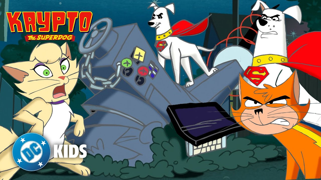 Krypto & Streaky Stop the Sinister Delilah! 😼 | #Krypto The Superdog #KidsCartoons | @dckids
