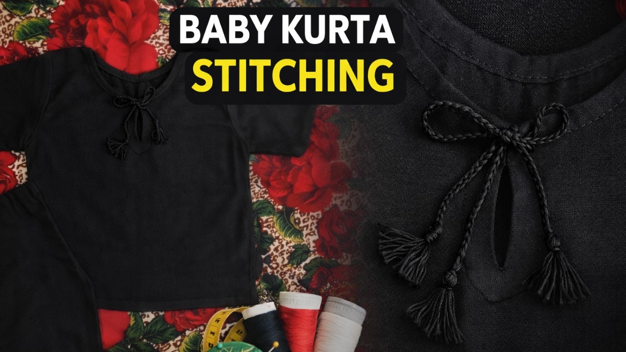 Easy Baby Kurta Stitching Tutorial | Step by Step for Beginners by Alhayat Collection