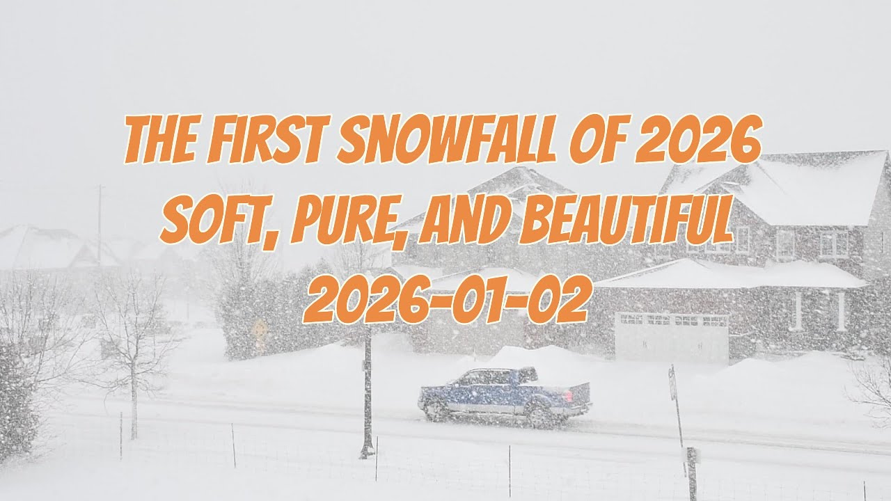 The First Snowfall of 2026 — Ontario, CANADA