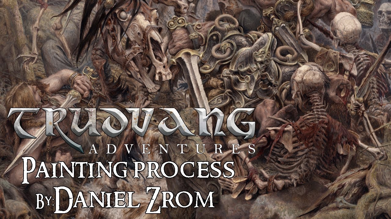 TRUDVANG: Dimwinds - PAINTING PROCESS BY DANIELZROM #fantasyart