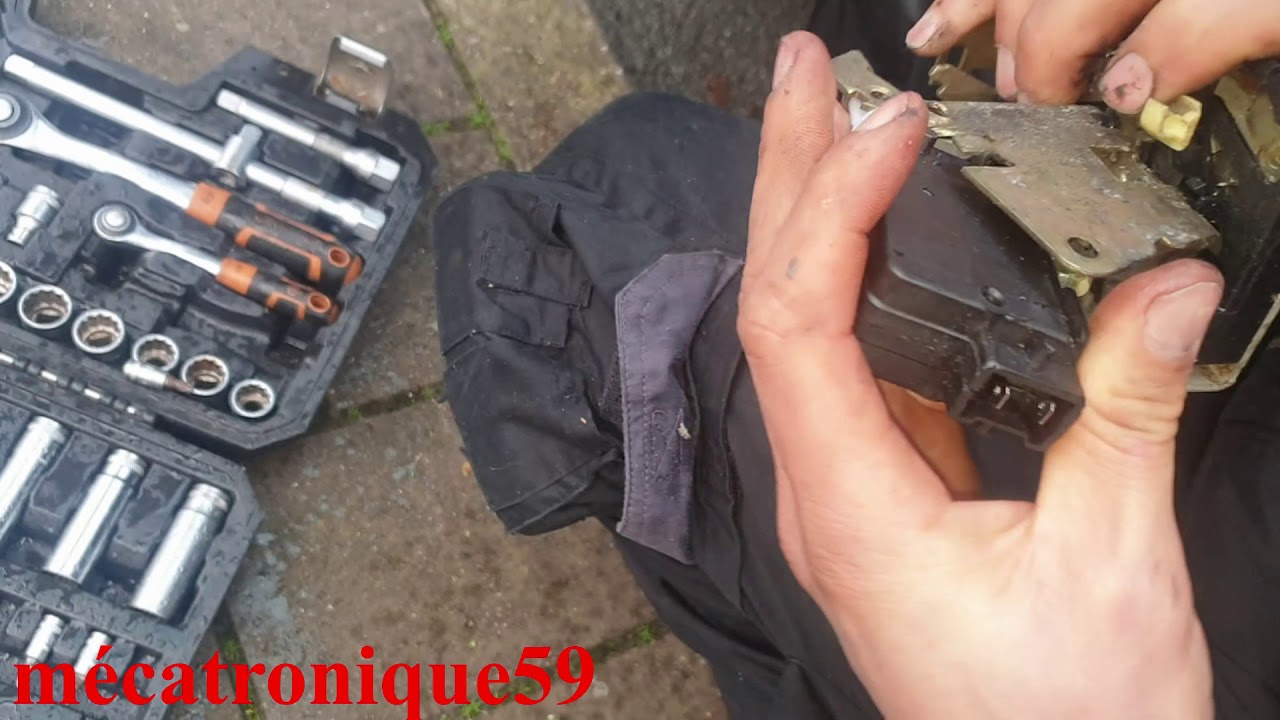 problème verrouillage porte clio problem locking door clio