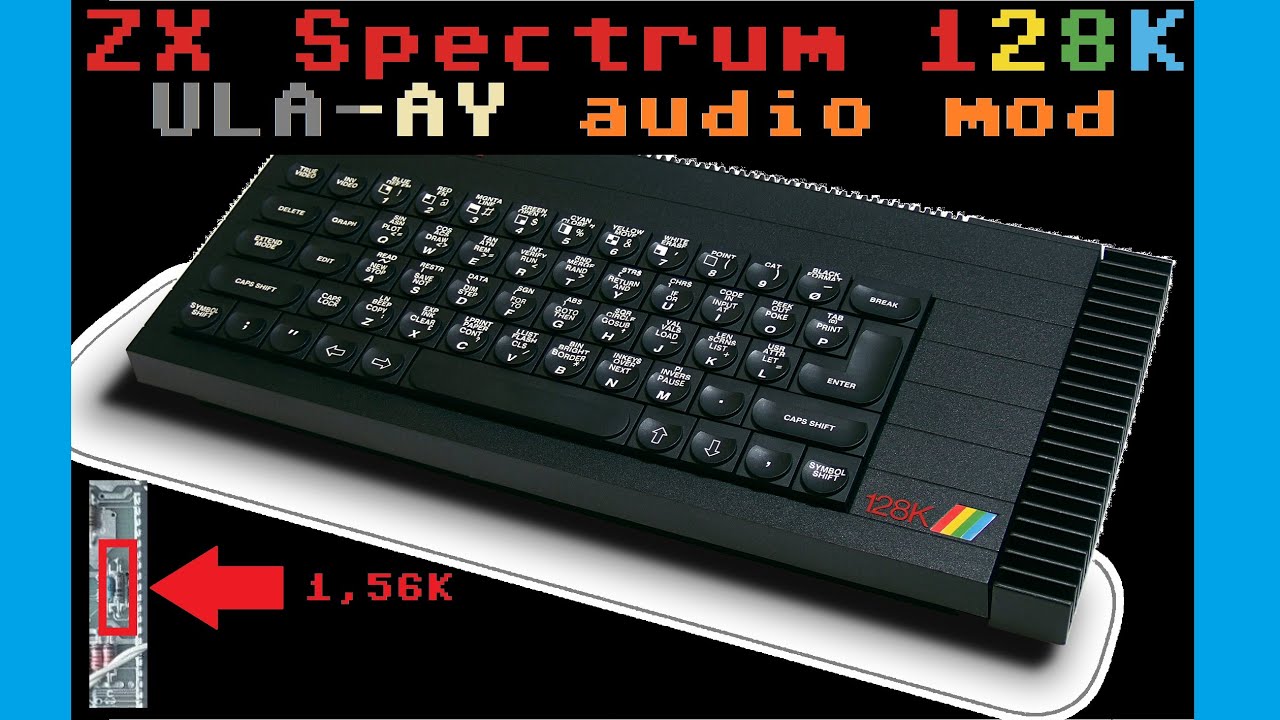 ZX Spectrum 128K Toastrack audio mod, czyli ULA i AY jednym głosem ;)
