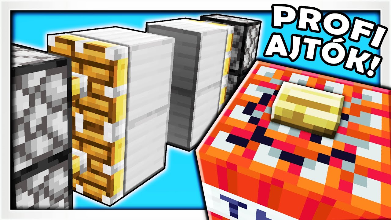 A LEGMENŐBB MINECRAFT AJTÓK! MINECRAFT OKOSAN 3.