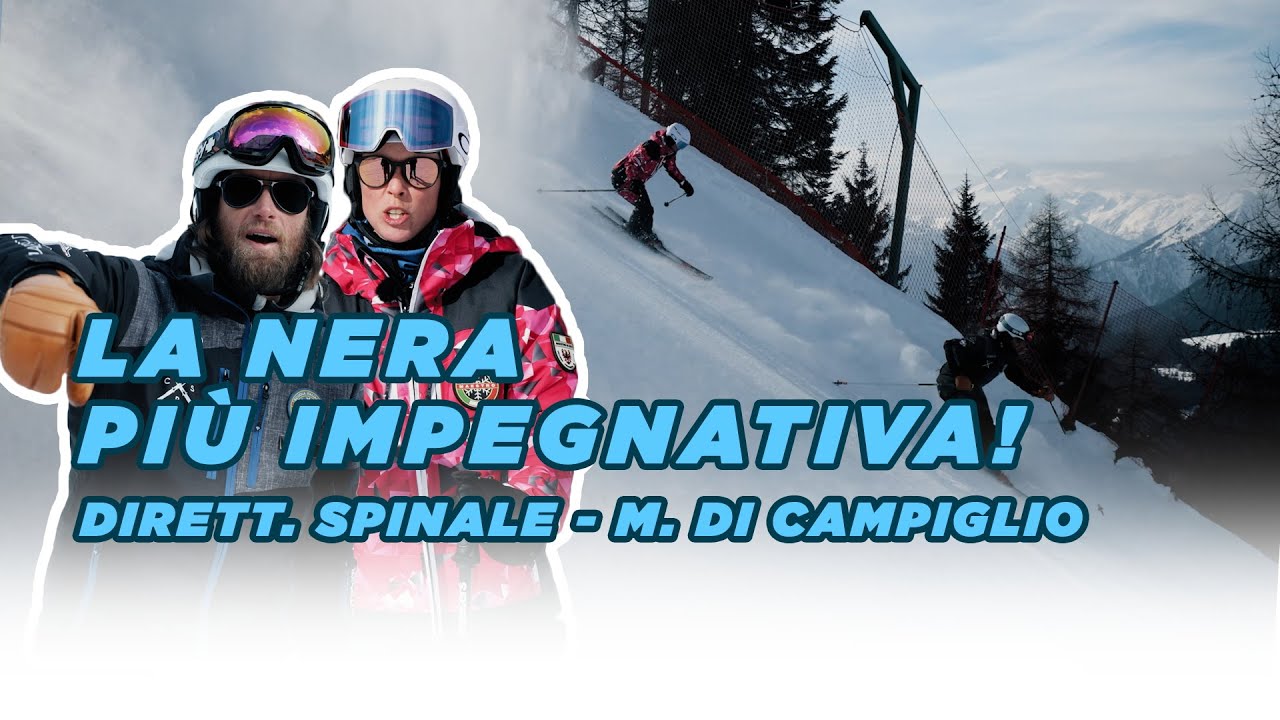 La Direttissima Spinale di Madonna di Campiglio: 70% di pendenza!