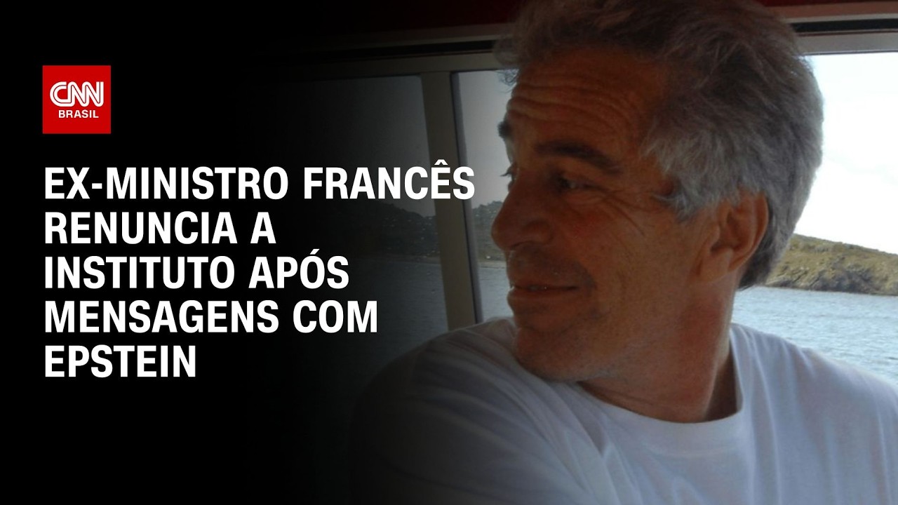 Caso Epstein: Ex-ministro francês renuncia a instituto | AGORA CNN