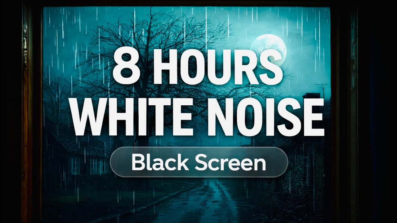 8 Hours of Pure White Noise 🌙 Deep Sleep, Baby Sleep & Focus | No Loop, No Ads