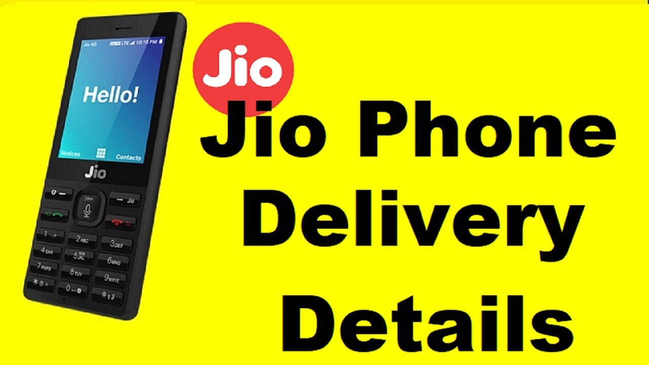 Jio Phone delivery details
