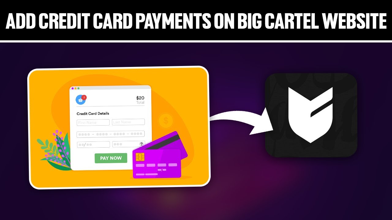 How To Add Credit Card Payments On Big Cartel Website 2025! (Full Tutorial)