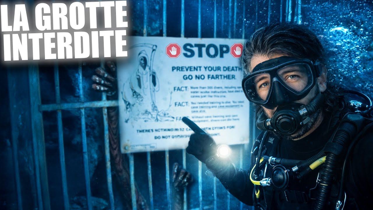 Il A FORCÉ l’entrée de cette GROTTE sous-marine INTERDITE