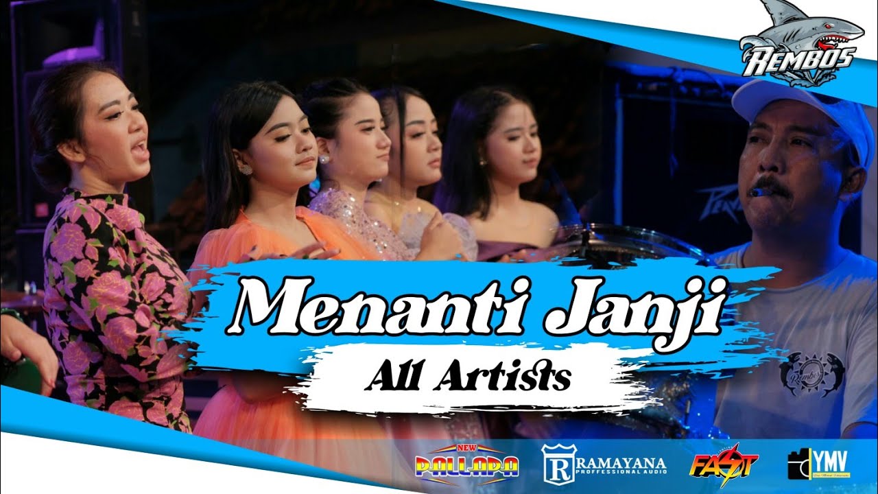 MENANTI JANJI - ALL ARTIST NEW PALLAPA  { COVER LIVE PERFORM } REMBOS 2023