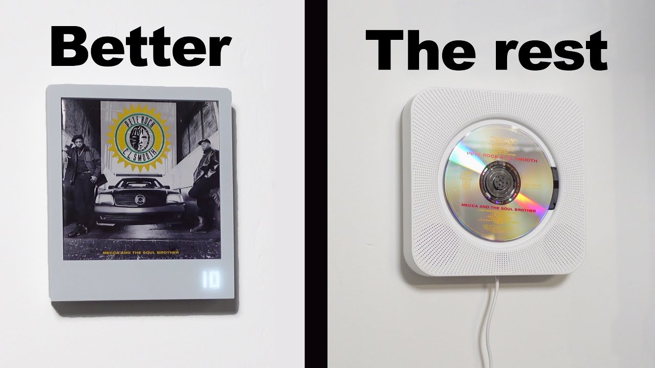 Настенное искусство, которое играет само по себе — настенный CD-плеер km5 CP1