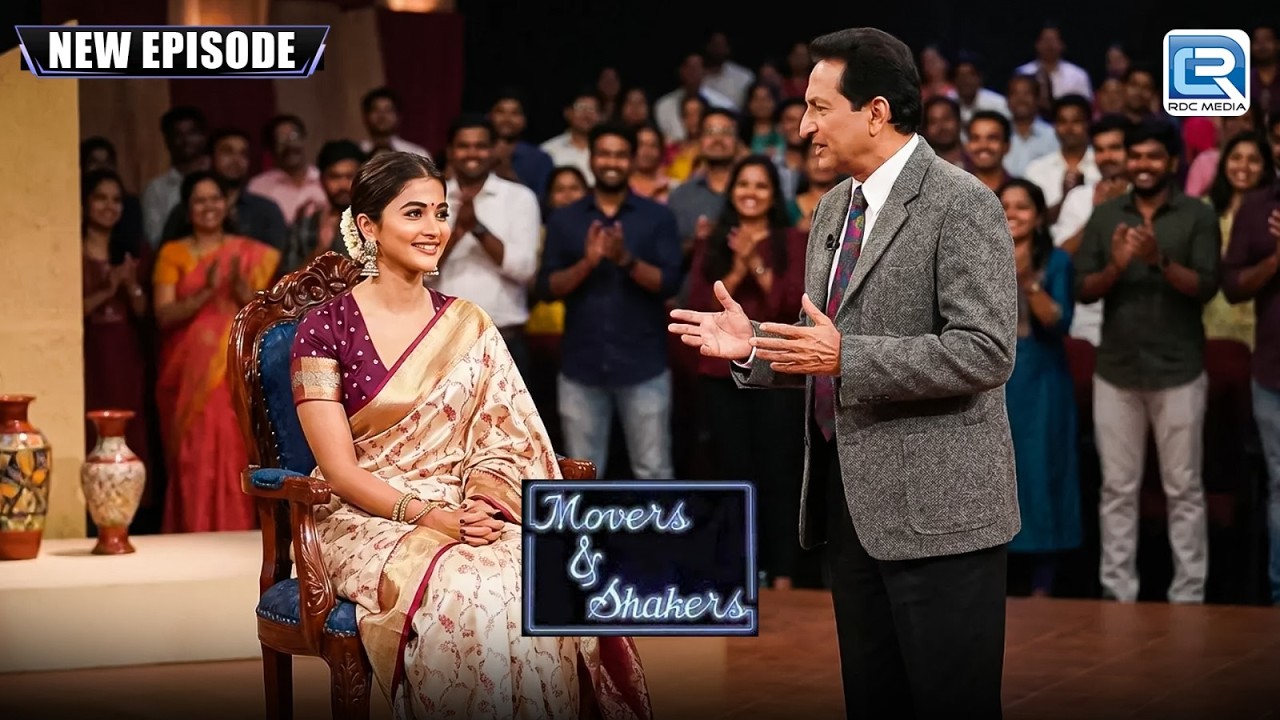 शेखर ने Pooja Hegde की साड़ी की तारीफ की? | Movers And Shakers |Full EP214