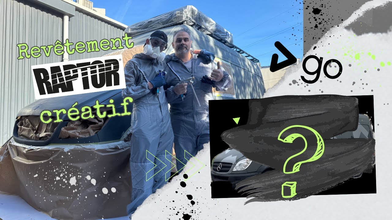 Révolution VanLife : Un Revêtement Raptor Réinventé avec Style! Monster 2.0