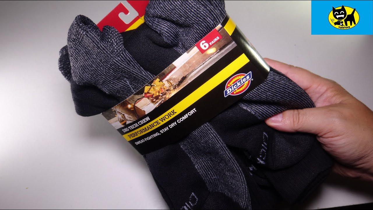 Лучшие носки в мире? Набор мужских влагоотводящих носков Dickies Dri-tech. Давайте распакуем!