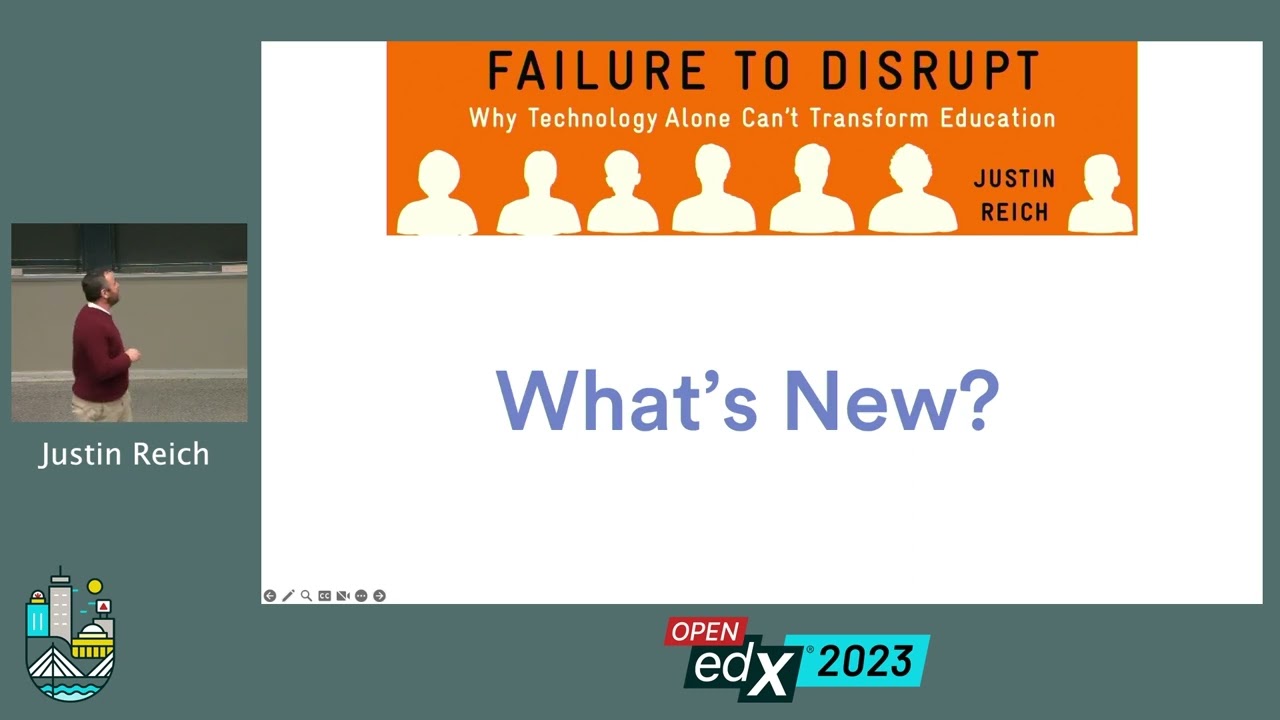 Keynote Presentation by Justin Reich - Open edX Conference 2023