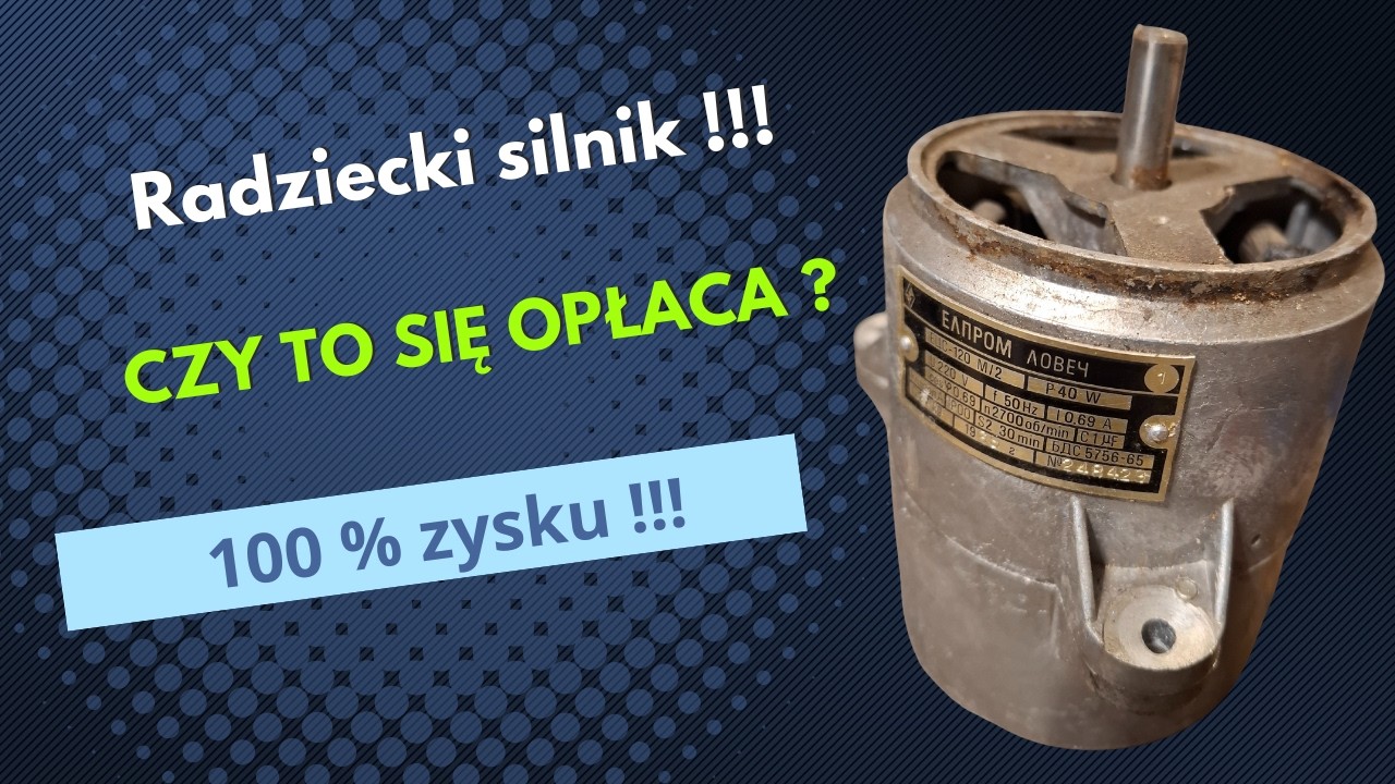 Radziecki silnik oddaje miedziuszkę