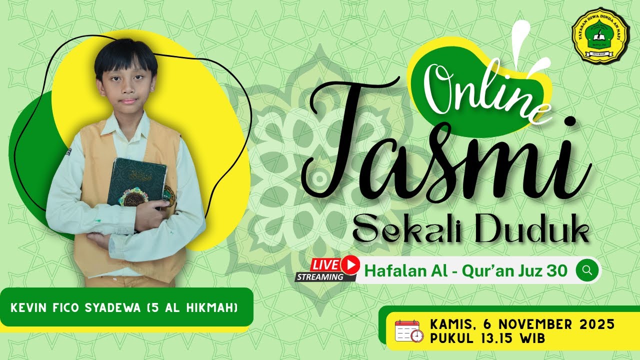 Tasmi' Juz 30 Sekali Duduk Kevin Fico Syadewa (5 Al Hikmah)