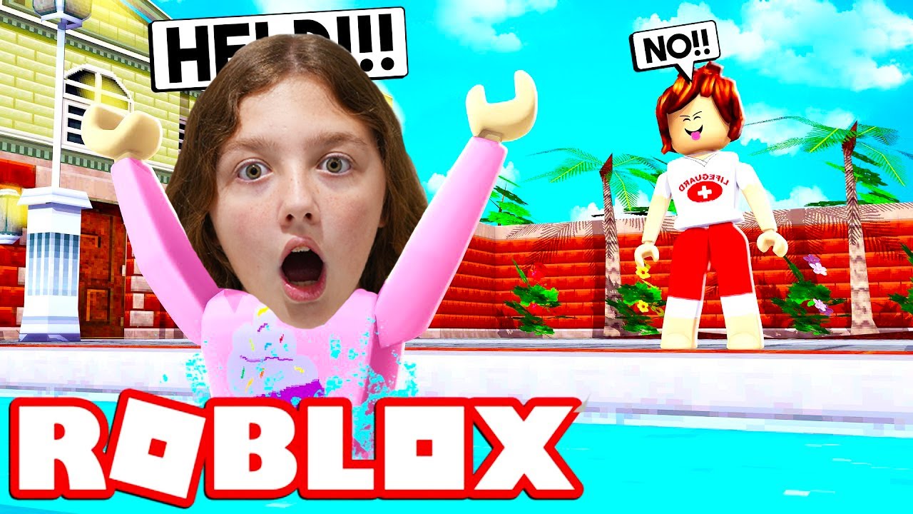Escape the Pool Obby - Roblox Obby w/ Fun Family Gaming Ava Isla and Olivia