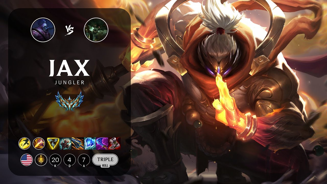 Jax Jungle vs Warwick - NA Challenger Patch 14.3
