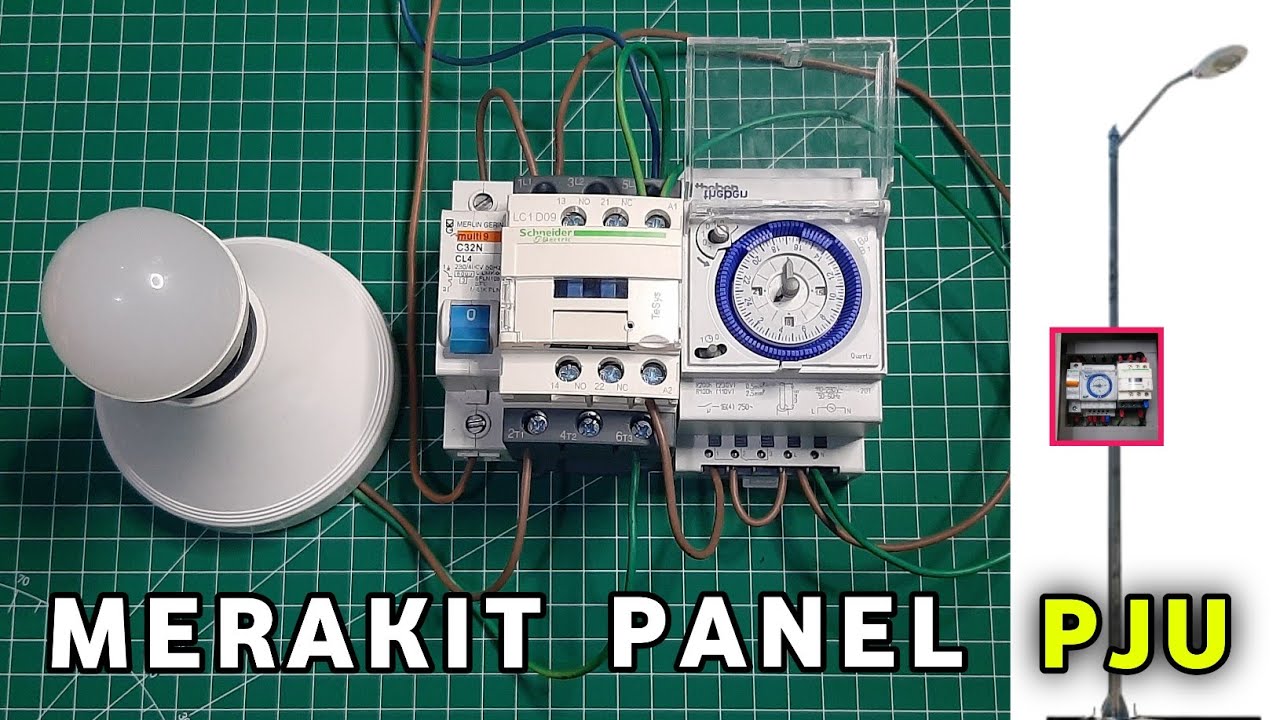 Cara Merakit TIMER ANALOG THEBEN Dengan KONTAKTOR