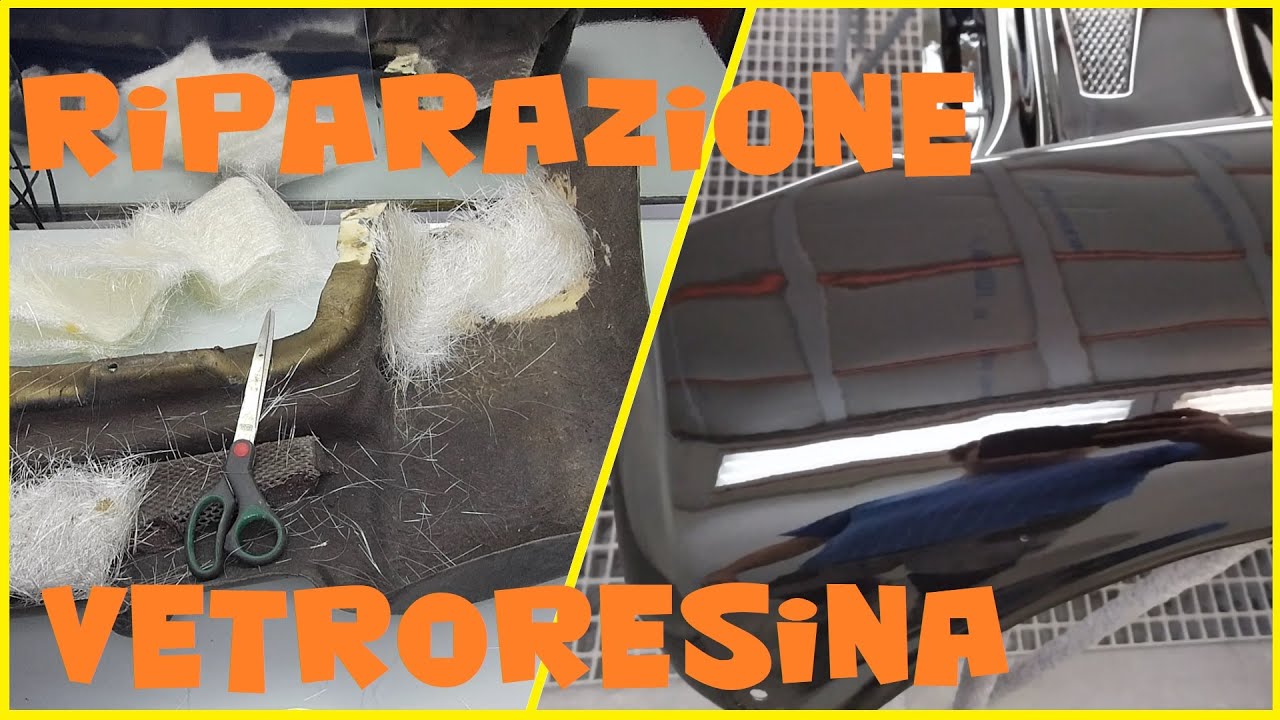 Come riparare paraurti in vetroresina