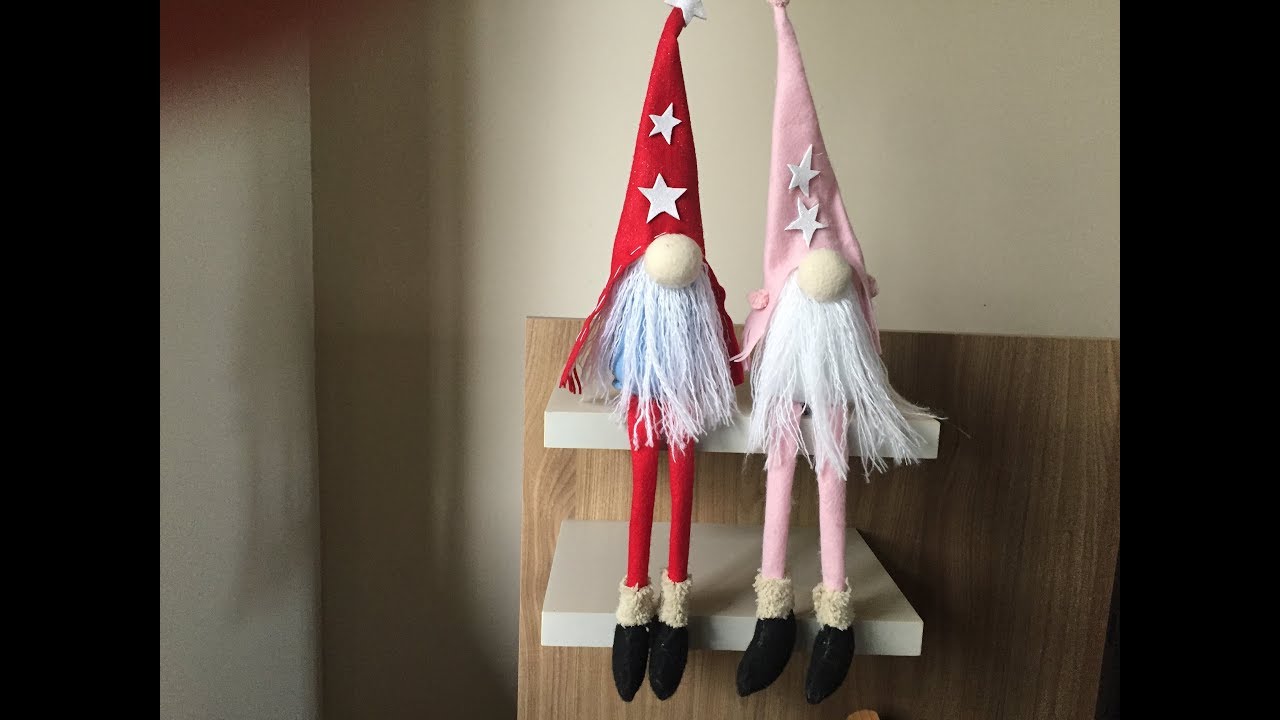 Gnomo de Natal em Feltro