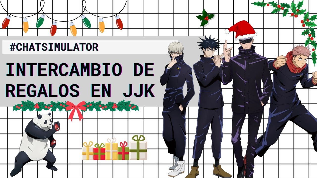 🎅 ¡SANTA SECRETO! | Gojo - Megumi - Itadori - Toge - Panda x TN