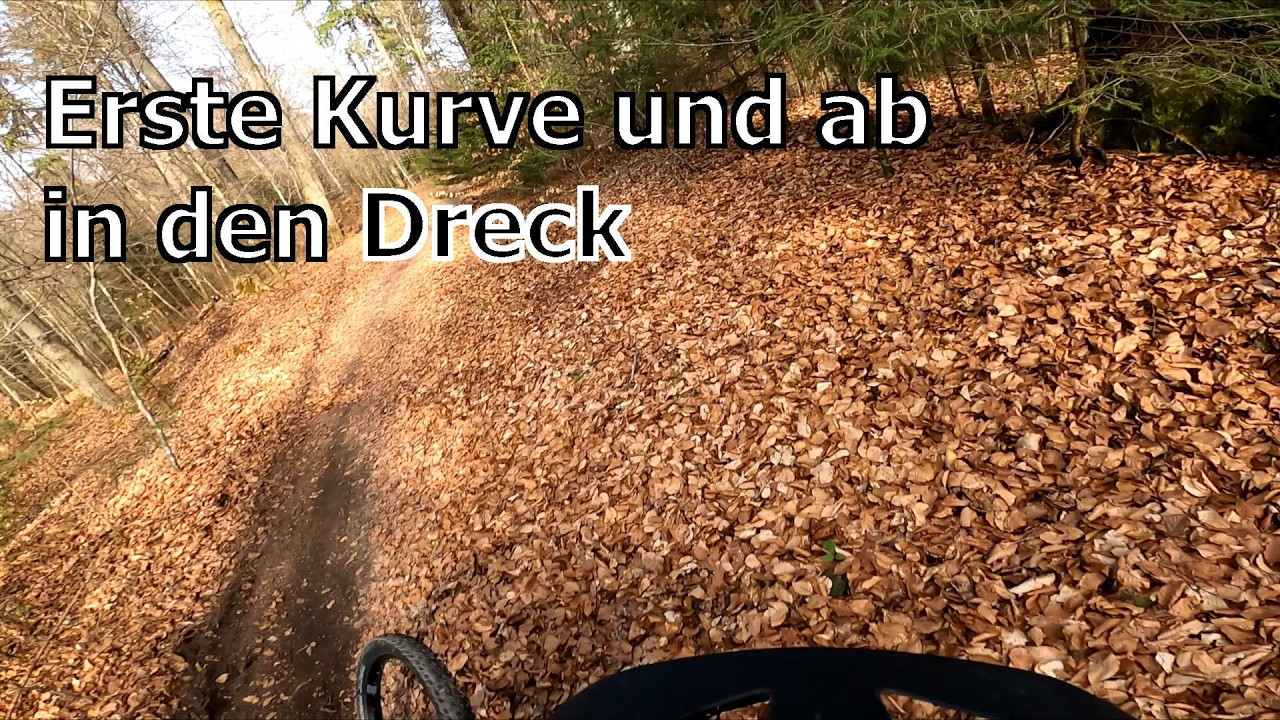 Erste Kurve und schon im Dreck | hometrails 28.02.2026 | ubmtb | SAM² 6.8