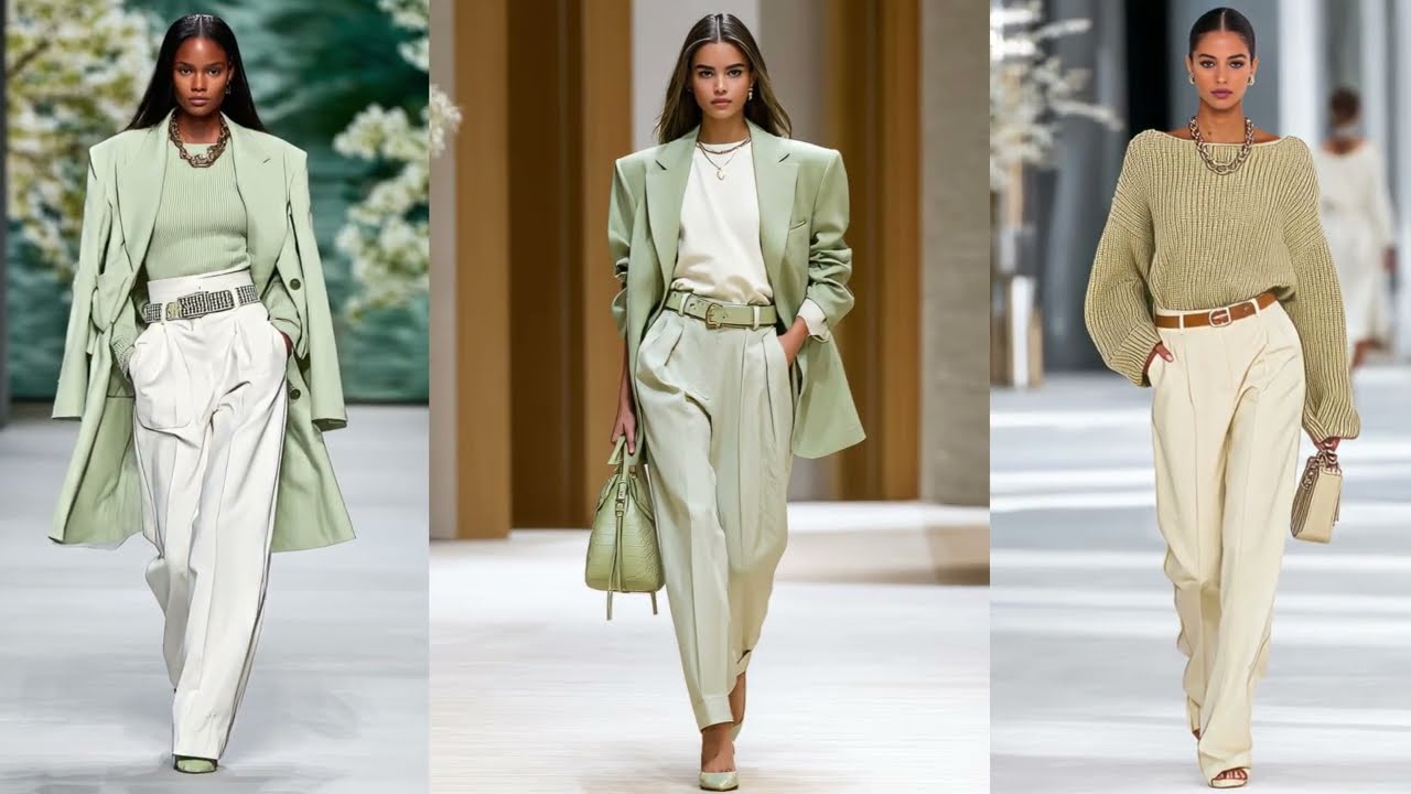 Michael Kors Spring/Summer 2026 | Soft Sage & Warm Cream – Polished Women’s Elegance