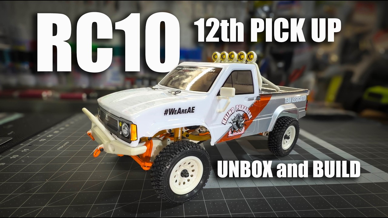 UNBOX and BUILD RC10 Pickup Truck 1/12th 4x4!