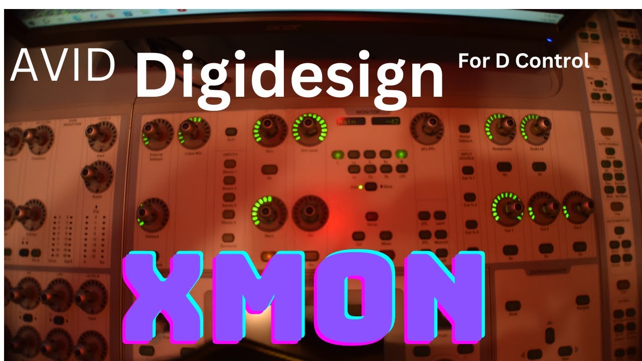How to connect and operate the Digidesign XMON on D Control
