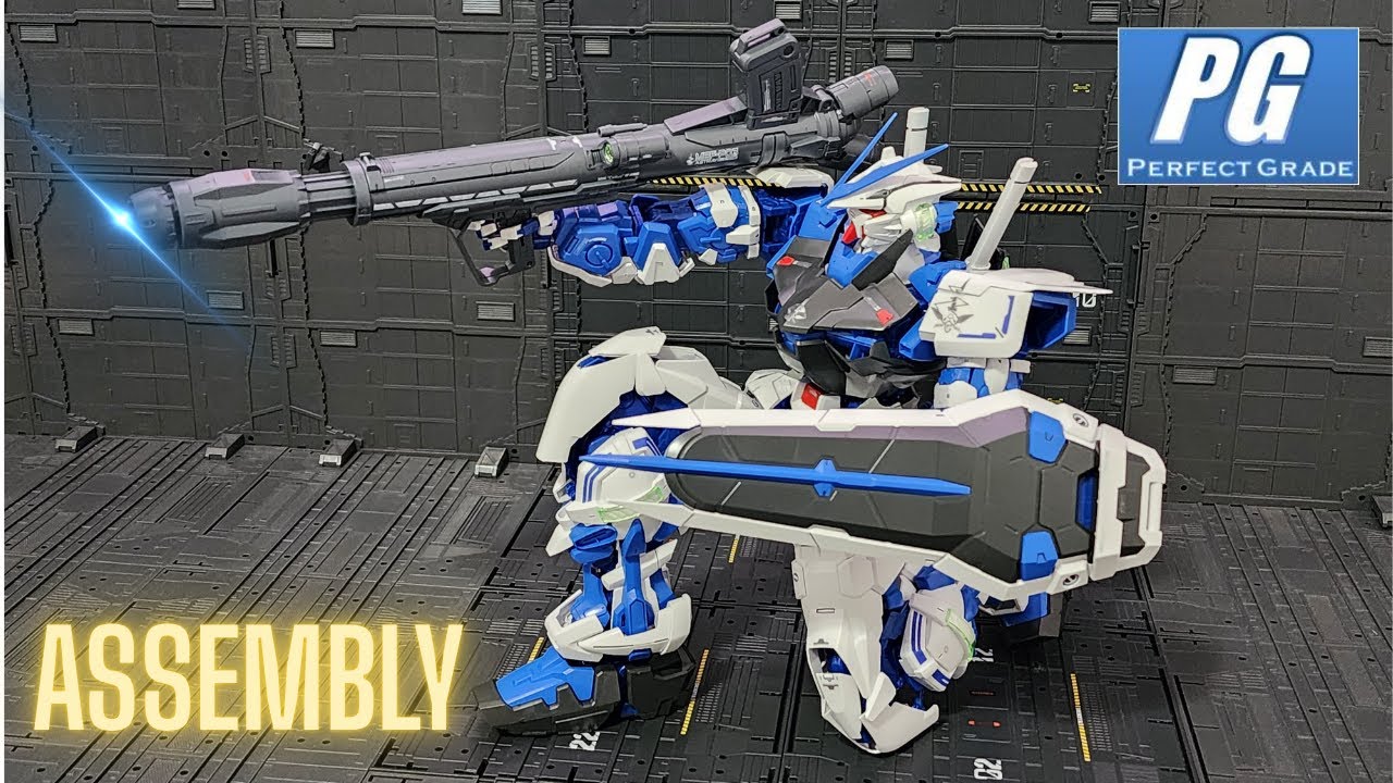 Рамка Perfect Grade Gundam Astray Blue — сборка