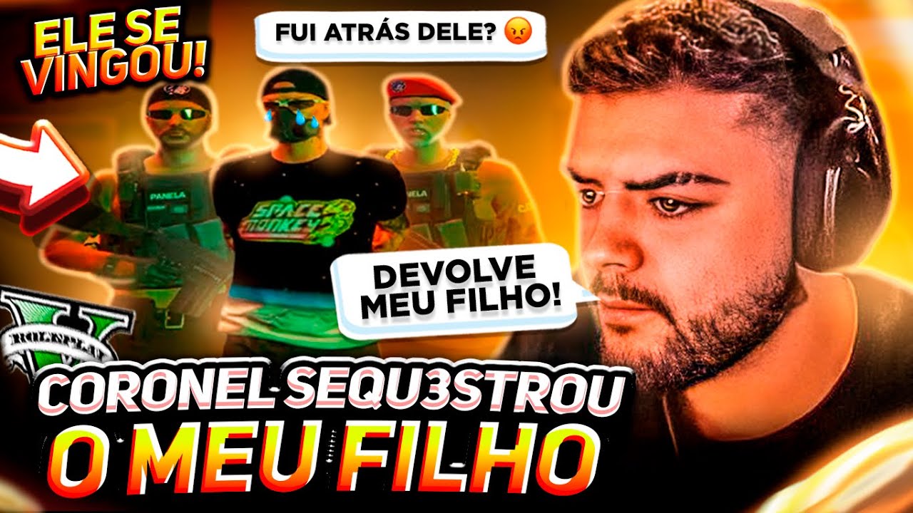 O CORONEL SE VINGOU E SEQUESTR0U O MEU FILHO no GTA RP!