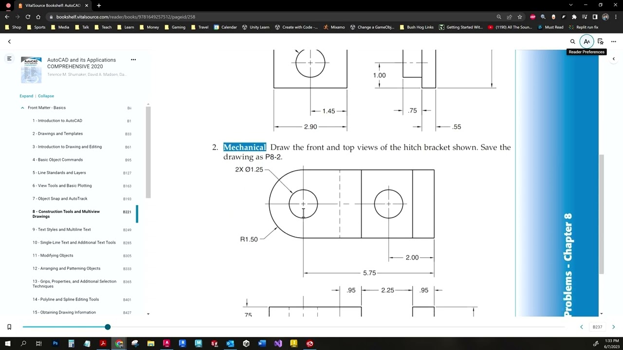 Chapter 8 Solutions (AutoCAD and Its Applications Comprehensive)