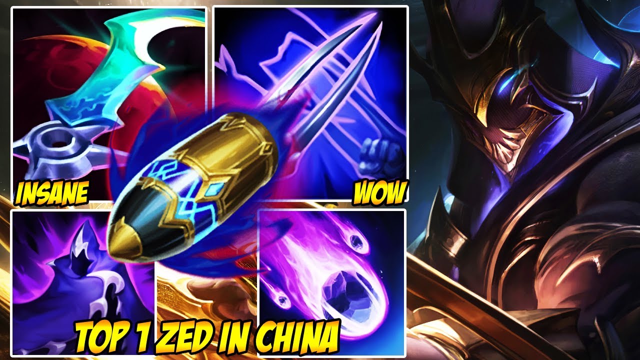 WILD RIFT CHINA TOP 1 ZED - THE ONLY ZED COMBOS YOU'LL EVER NEED