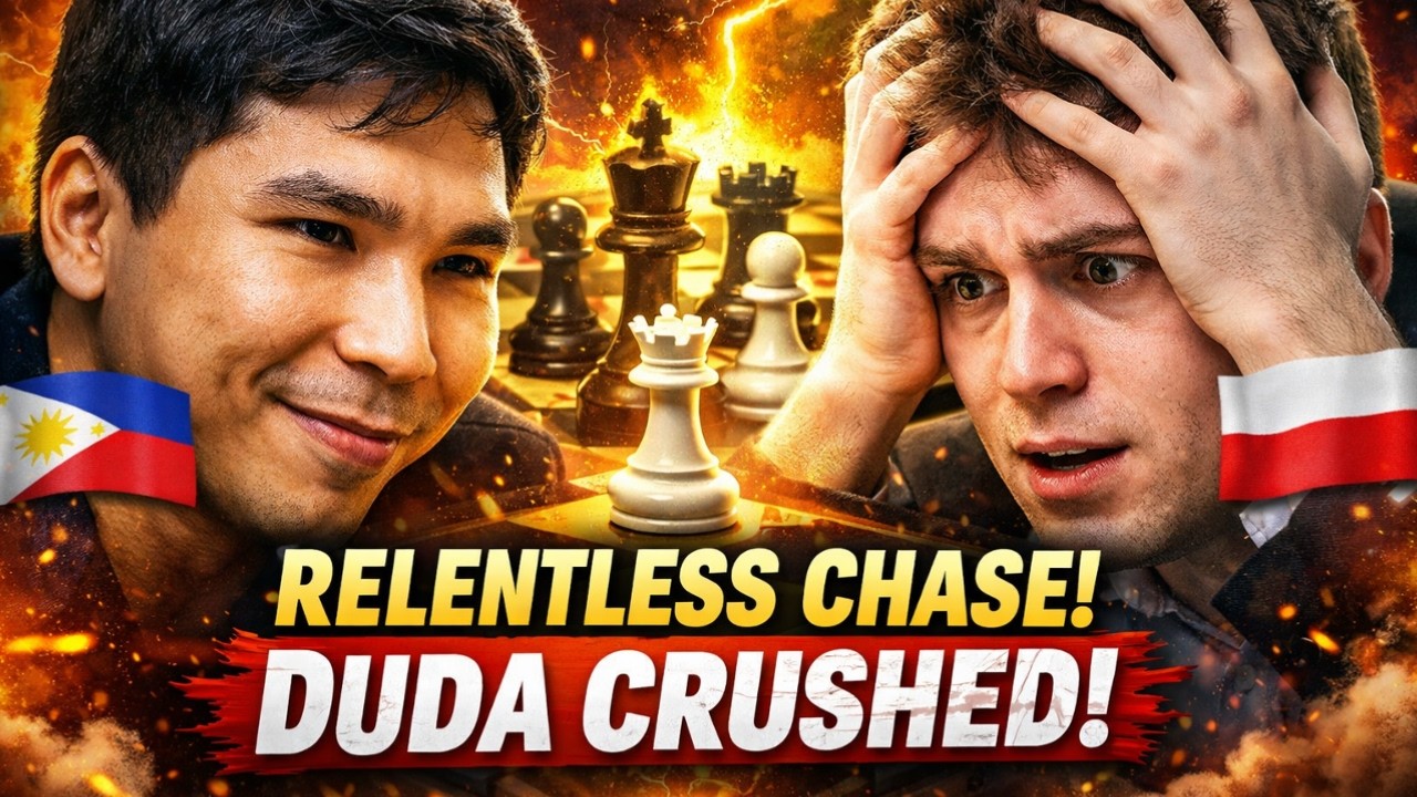Relentless Queen Hunt! Wesley So Chases Duda’s King in a Crushing Attack