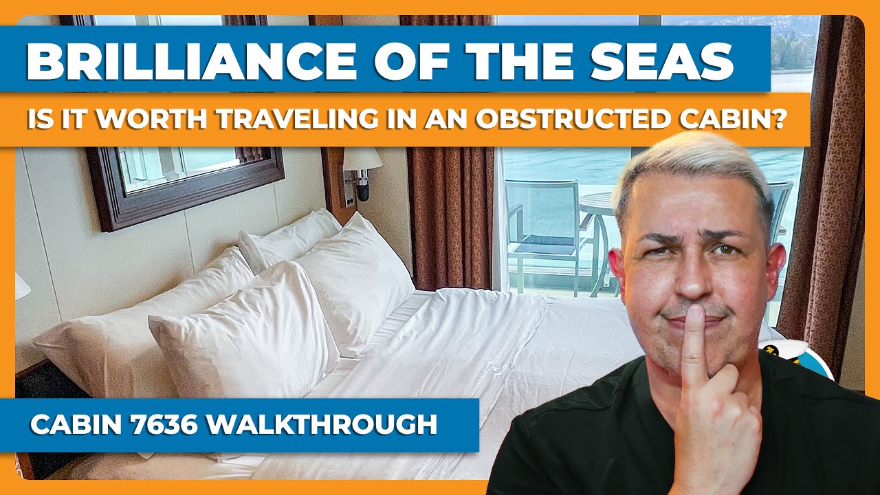 Brilliance of the Seas “Partially Obstructed” Cabin  7636