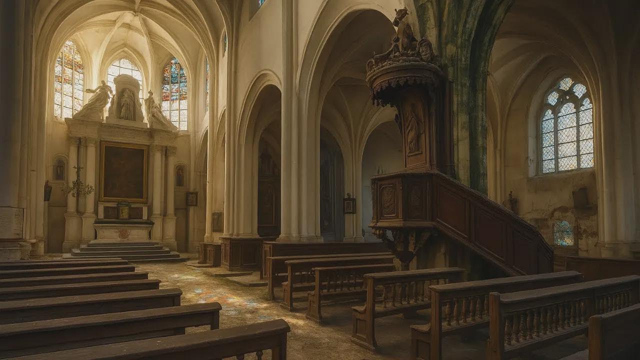 VERLASSENE 500-J&auml;hrige Kirche &ndash; unglaubliche Kunstwerke noch drin!