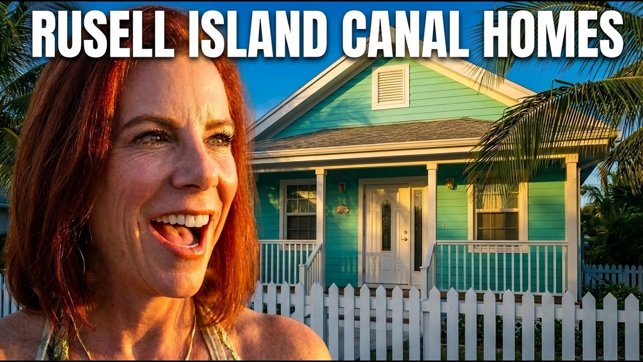 Just off Spanish Wells, Russell Island features canal-front homes designed for easy Bahamas living.