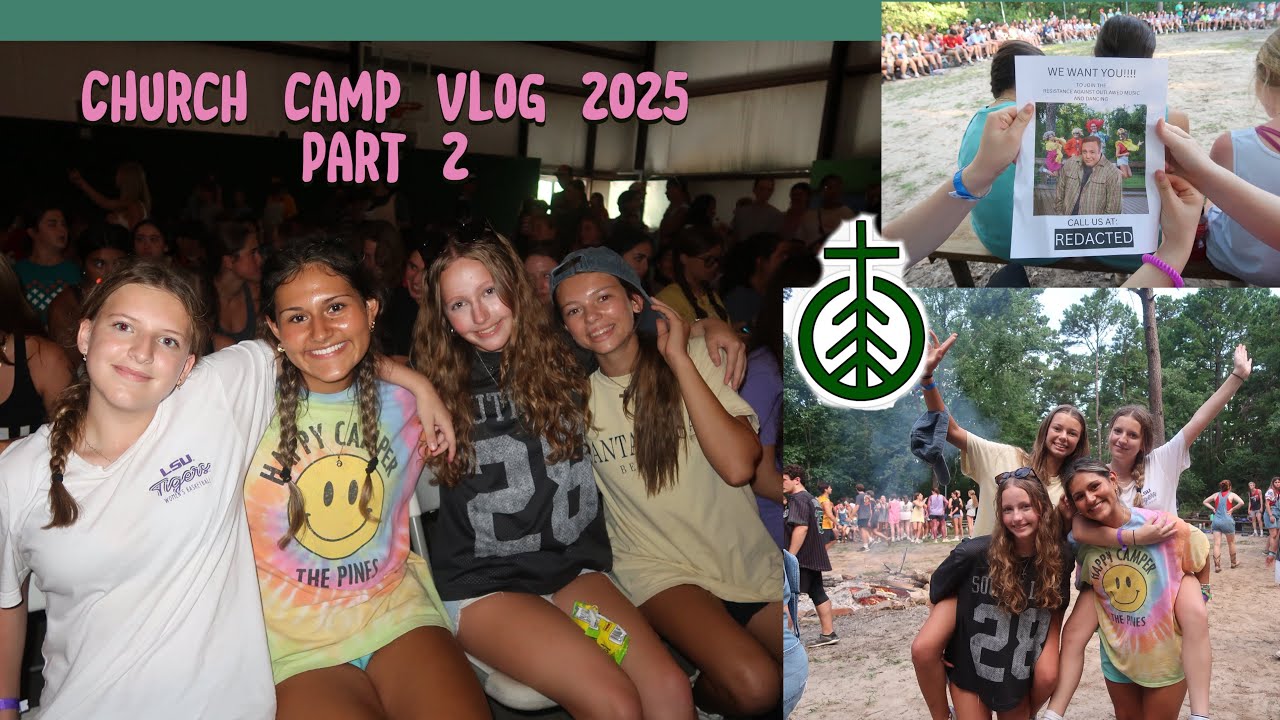 CHURCH CAMP VLOG 2025: THE PINES!! | PART 2 | what it’s like going to camp