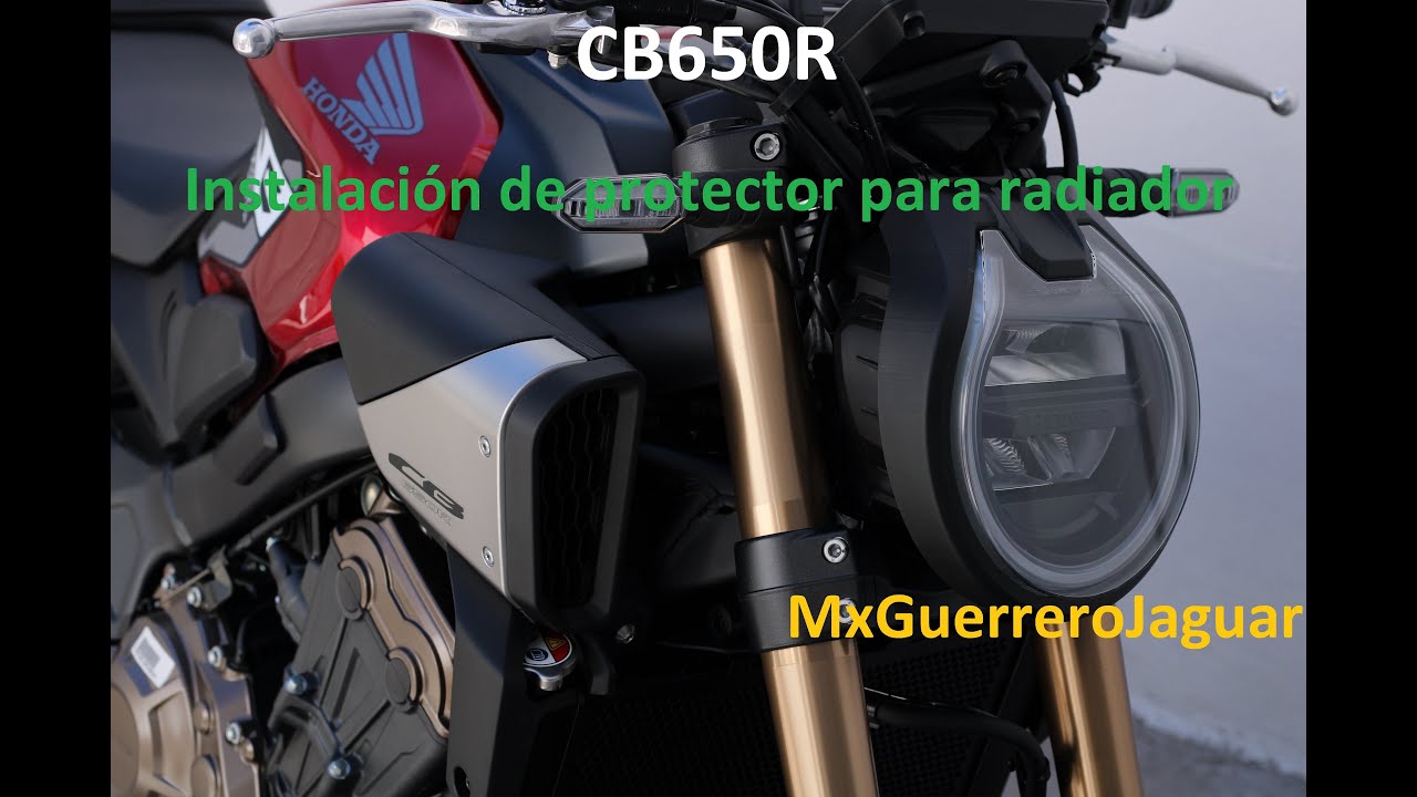 CB650R México | Instalación de protector para radiador | MxGuerreroJaguar