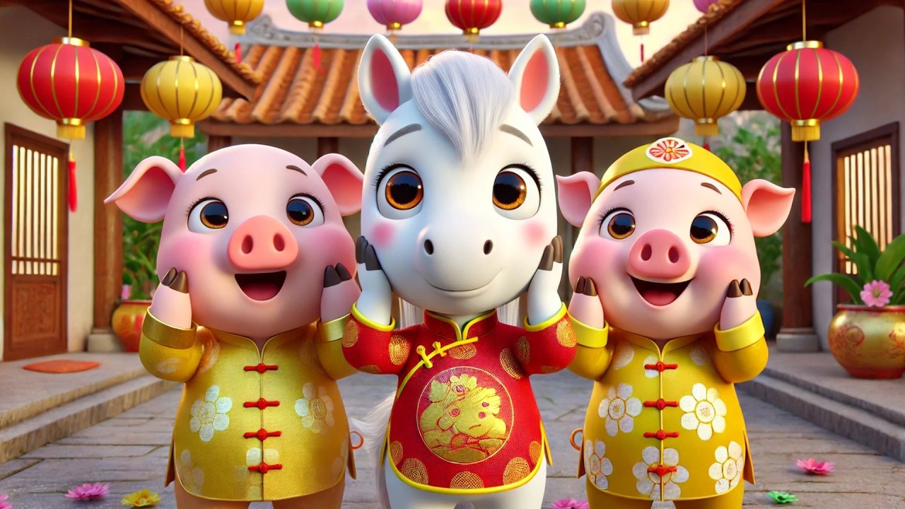 SẮP ĐẾN TẾT RỒI - Ca Nhạc Xuân Thiếu Nhi 4K Cho Bé Một Năm Mới Bình An - Nhạc Tết Bính Ngọ Remix