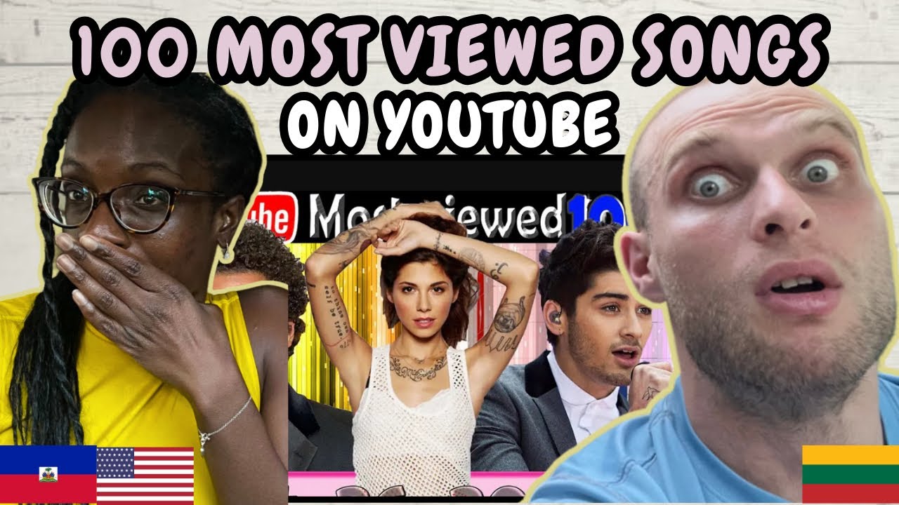 REACTION TO Most Viewed 100 Songs of all time on YouTube - 26 Oct. 2024 | FIRST TIME WATCHING
