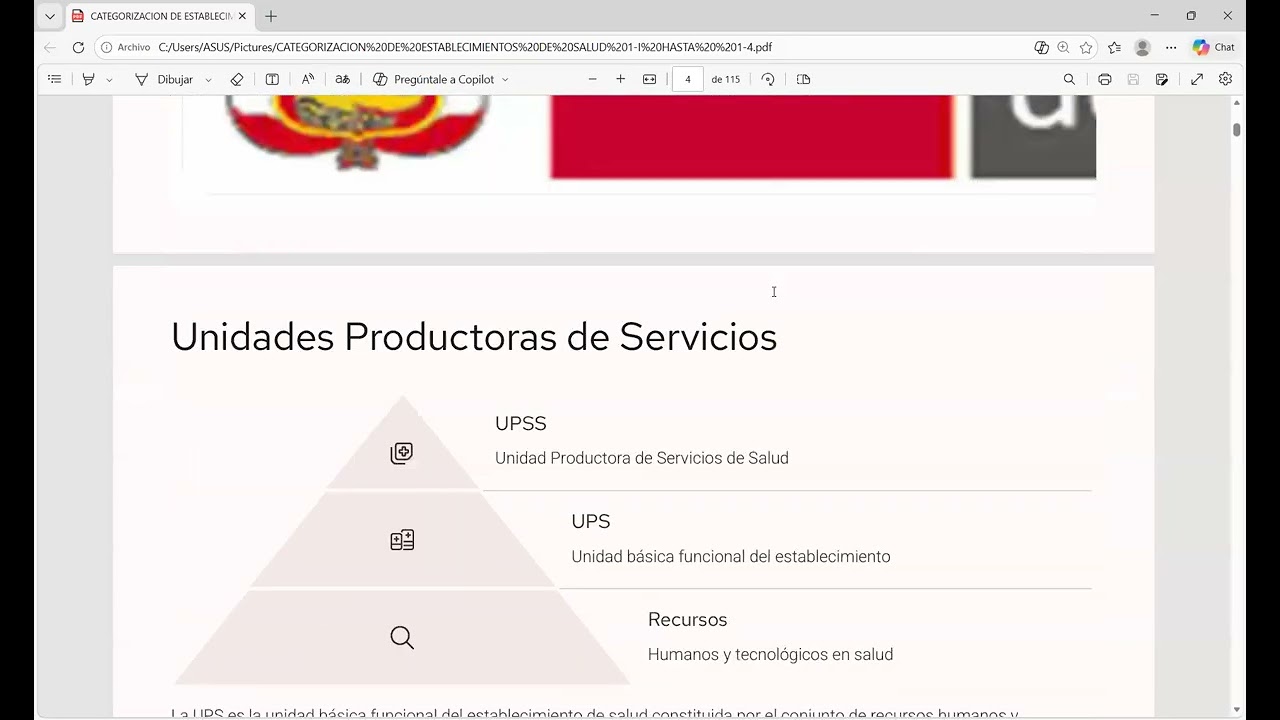 CATEGORIAS DE EE.SS - SERUMS 2026