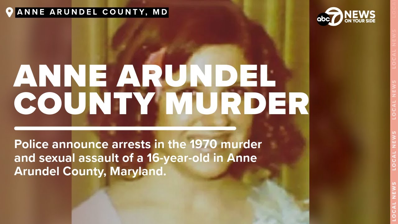 1970 Anne Arundel County Cold Case Murder Solved