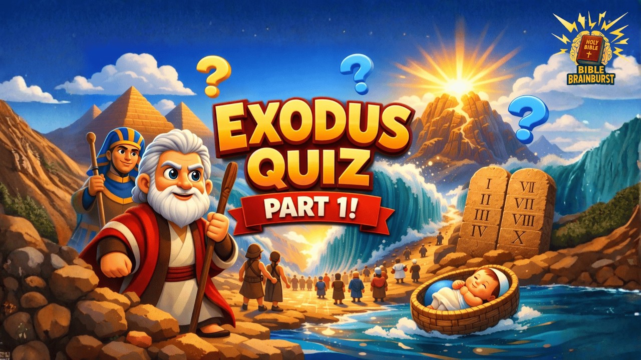 Exodus Quiz Part 1 🧠📖 | Chapters 1–19 Bible Trivia | Bible Brainburst