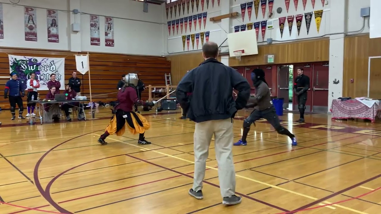 Kai Eva vs Chandler Brown Rapier and Dagger elims. Wine Country Sword Crush 2024