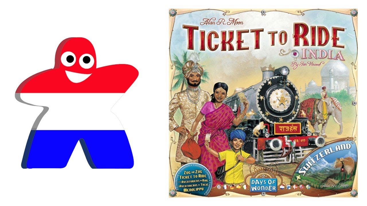 Ticket to Ride - Map Collection 02 - India / Switzerland
